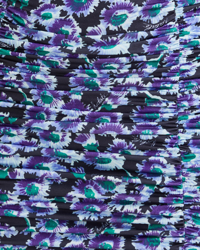 ROTATE Birger Christensen Dress Coated Jersey Puffy Blå/lila 36