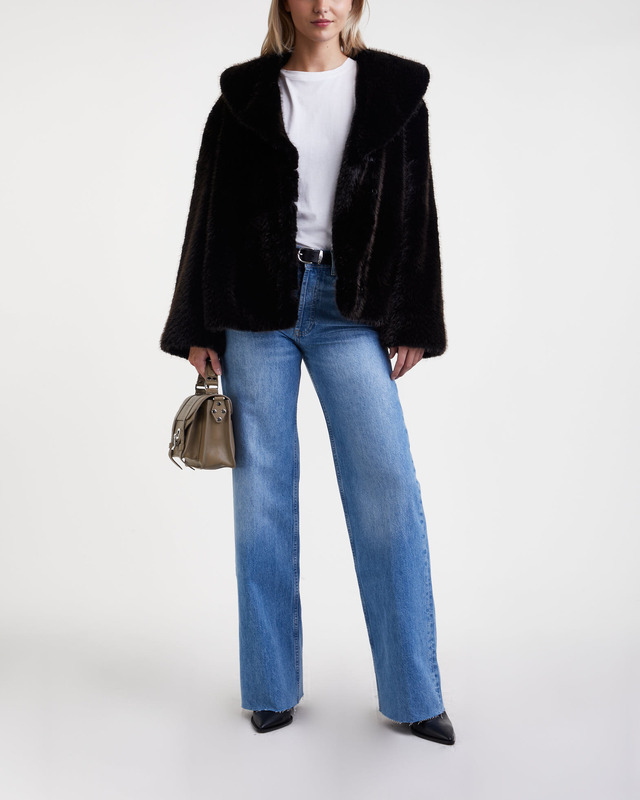 Anine Bing Jacket Hilary  Svart/brun  L