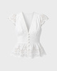 FARM Rio Blus Embroidery Offwhite XS