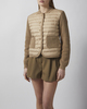 Moncler Cardigan Padded Cotton  Ljusbeige XL