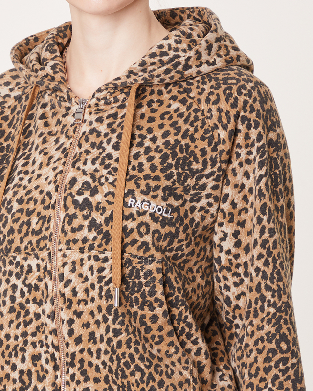 replay leopard print jacket