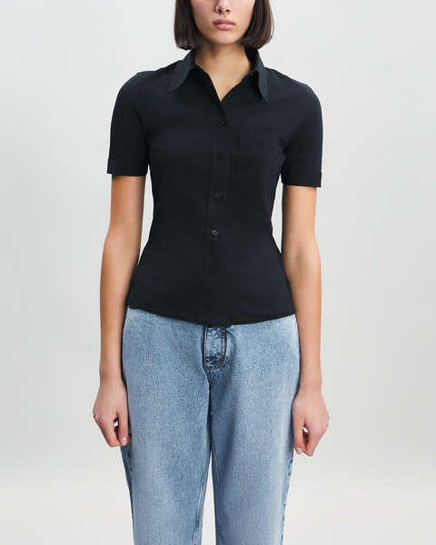 Shirt Jersey Short Sleeve Black 2