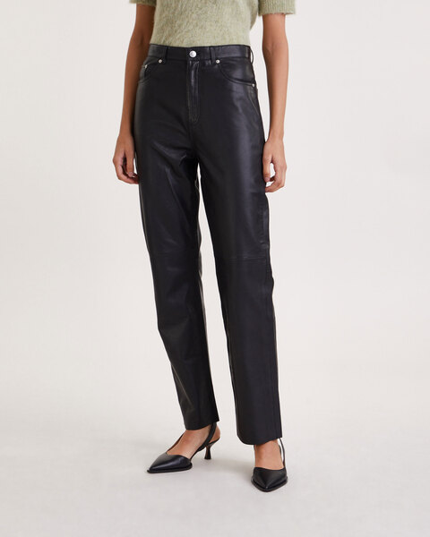 Trousers Leather Black 2