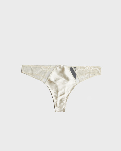 Panties Lace Thong  Ivory 1