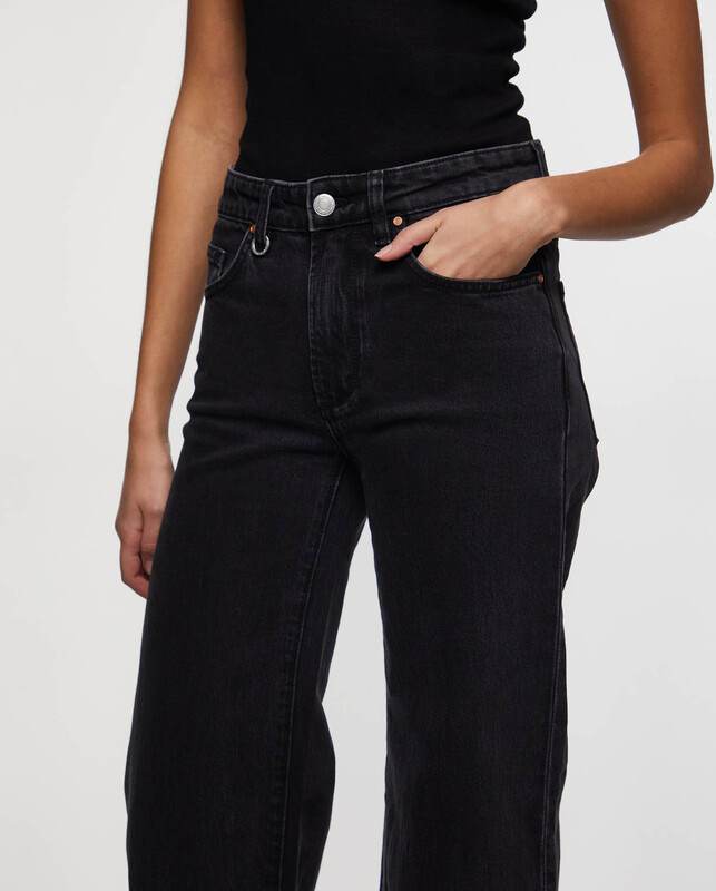 NEUW Jeans Wide French Black Washed black W25/L34