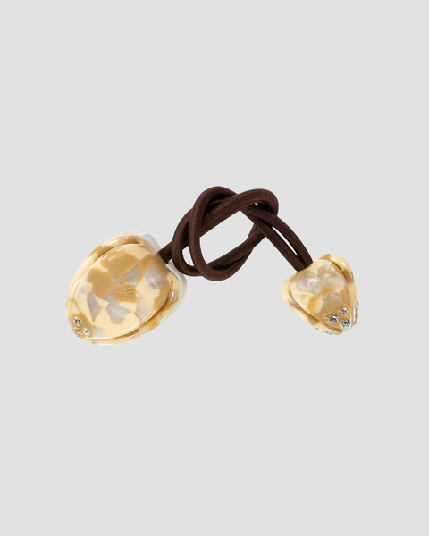 Hårsnodd Tulip Elastic Creme 1