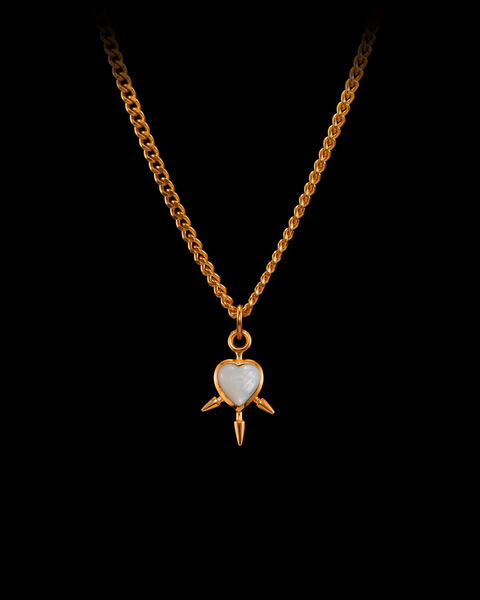 Necklace Three of Swords Gold ONESIZE 1