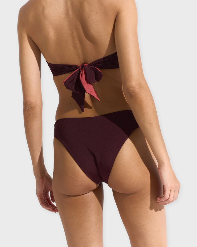 Seaquelle  Bikini Top Billow Burgundy  L