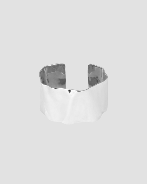 Armband Hammered Cuff Silver ONESIZE 1