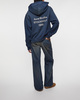 Acne Studios Hoodie Logo Blå XXS