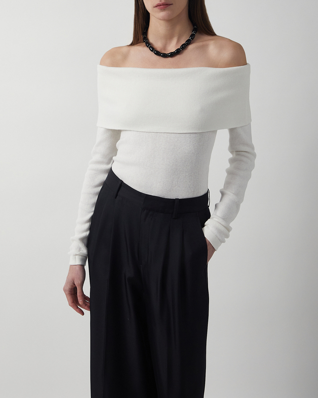 LISA YANG Top Claudina  White 0 (XS-S)