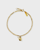 Maria Nilsdotter Armband Tuvstarr's Heart Guld ONESIZE