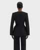 Malina Topp Ninni Cut-Out Shoulder Hourglass Black 36