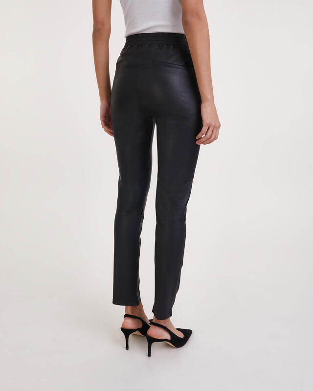 DANTE6 Leather Trousers Lebon Stretch Raven 3 (M)