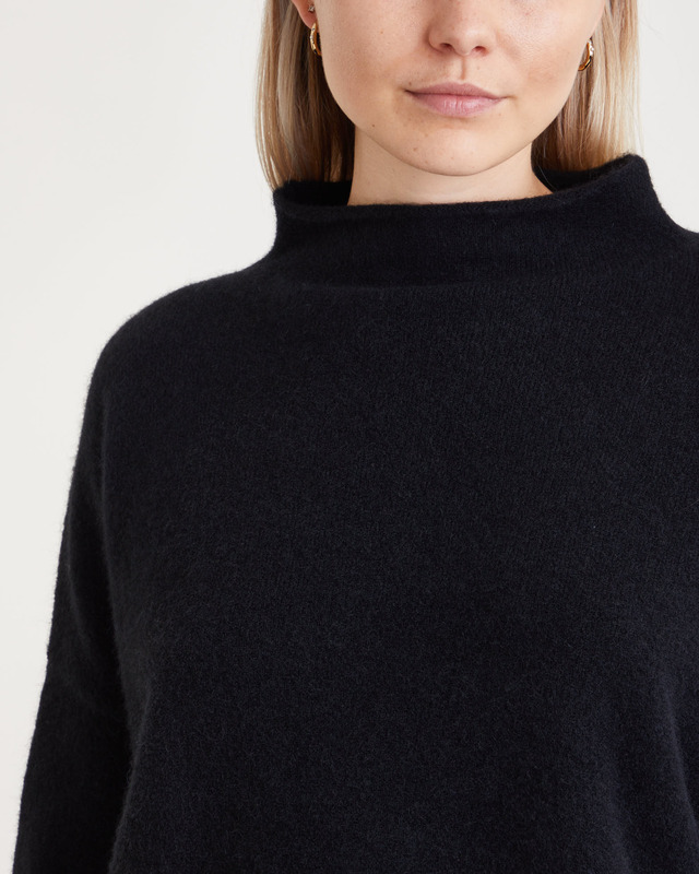 Filippa K Tröja Mika Yak Funnelneck Svart XL