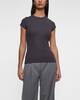 Filippa K T-shirt Fine Rib Tee Charcoal XL