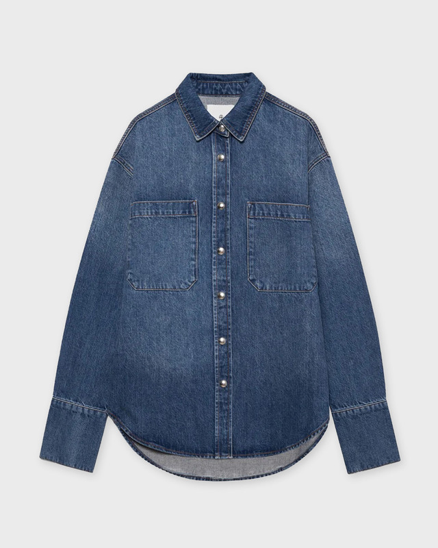 ANINE BING Skjorta Dante Denim Blå XS