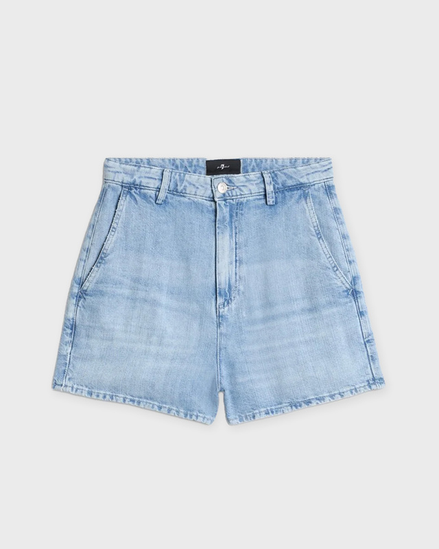 7 For All Mankind Shorts Iris  Light blue wash 27