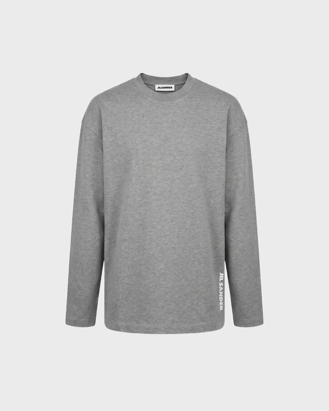 Jil Sander T-Shirt CN LS PNT Light Grey S