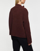 Filippa K Sweater Mika Yak Funnelneck Burgundy  M