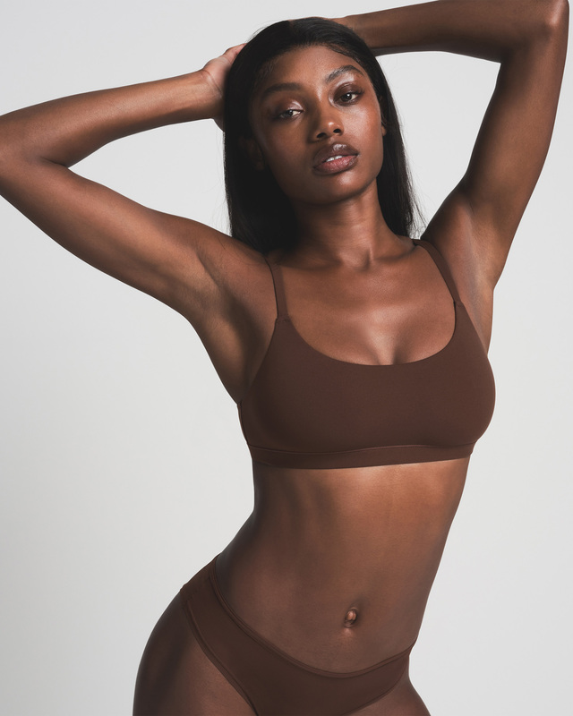 Skims Bralette Fits Everybody Scoop Cocoa S