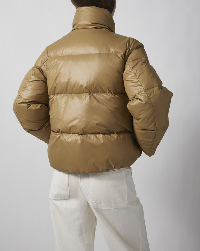 Wakakuu Icons Jacket Storm Puffer Short Beige XS