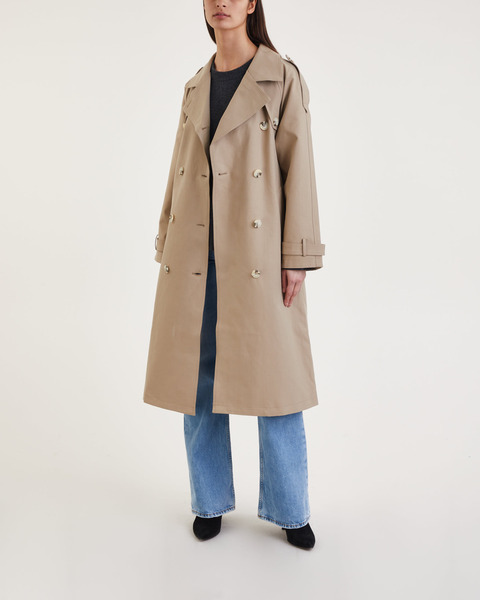 Trenchcoat Bobby Canvas Beige 2
