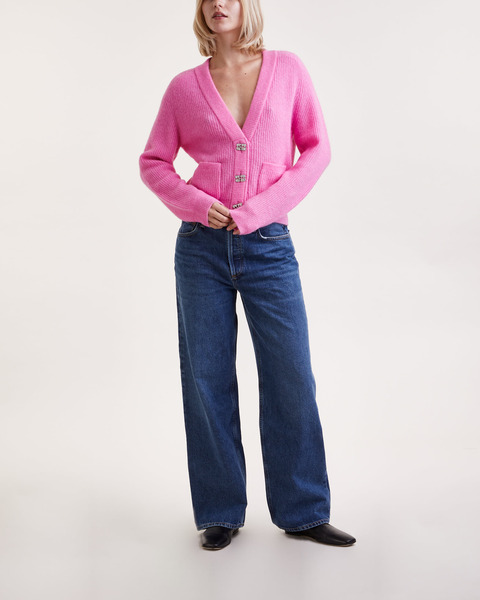 Kofta Soft Wool Solid Rosa 2