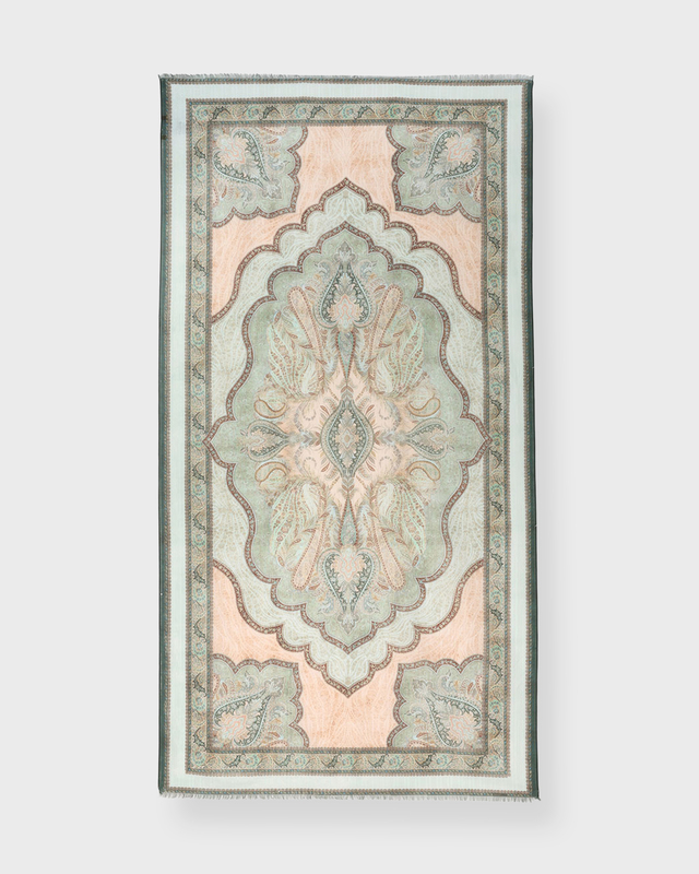 Zimmermann Sarong Printed Cotton Pareo Grön/blå ONESIZE