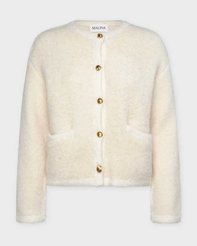 Malina Cardigan Carly Wool Blend Vanilla L