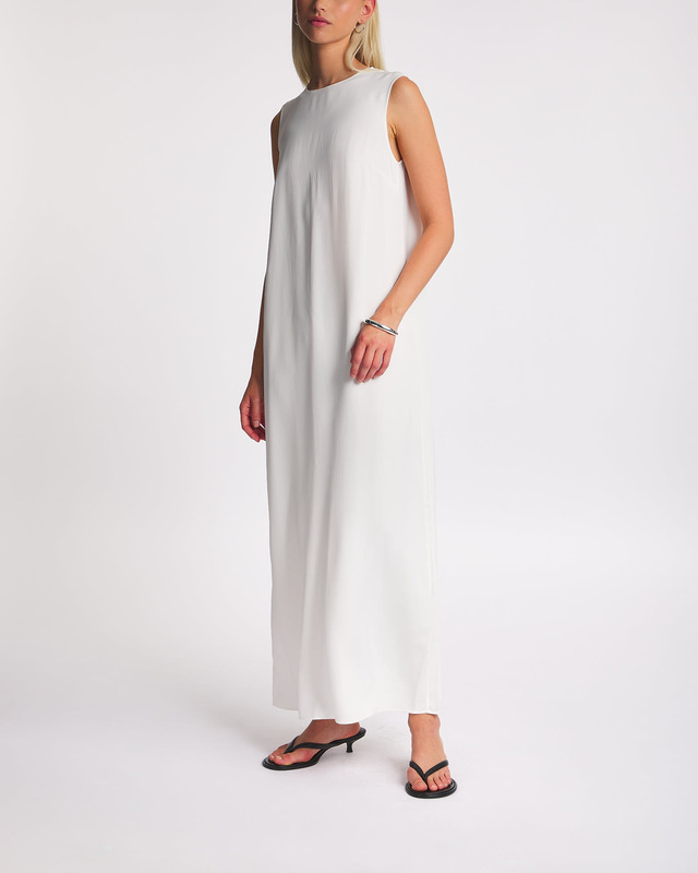 RÓHE Dress Sleeveless Fluid Satin Creme 34