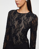 Zimmermann Bodysuit Lace Black 1 (S-M)