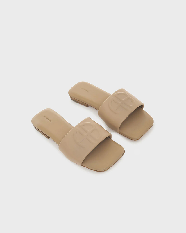 Anine Bing Sandaler Ria Slides Monogram Brun EUR 41