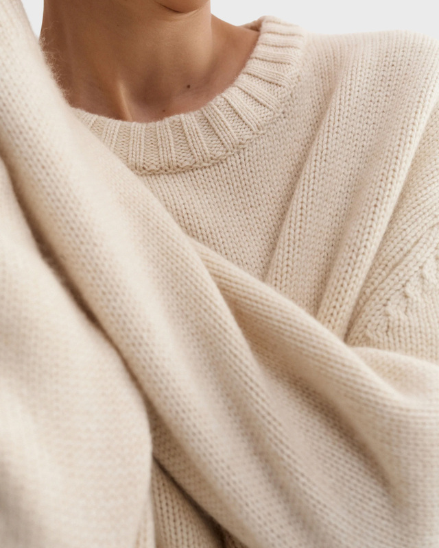 Almada Sweater Cru Vanilla M