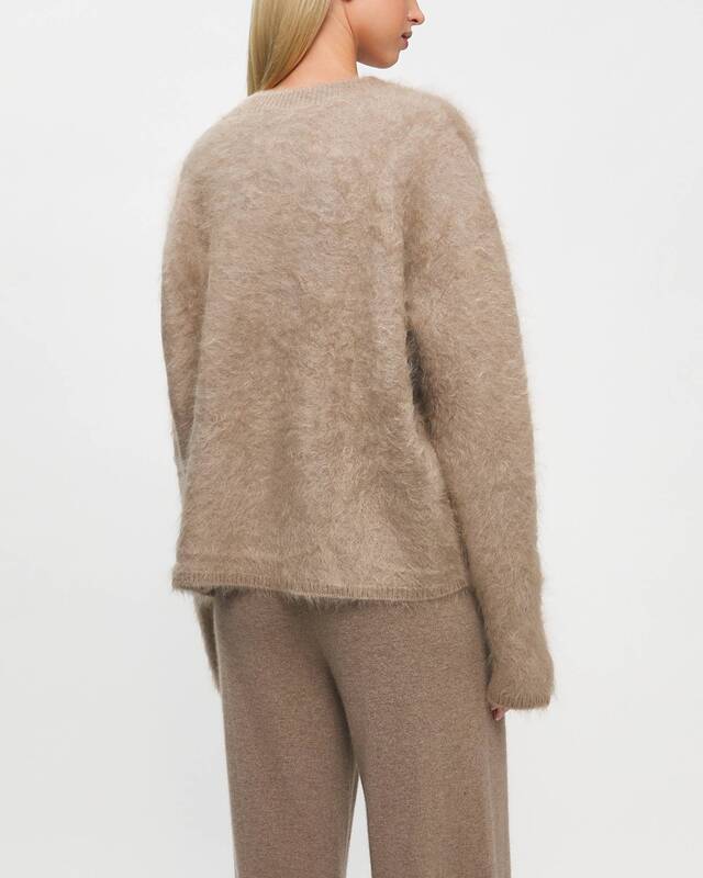 LISA YANG Tröja Natalia Cashmere Brun 1 (S-M)