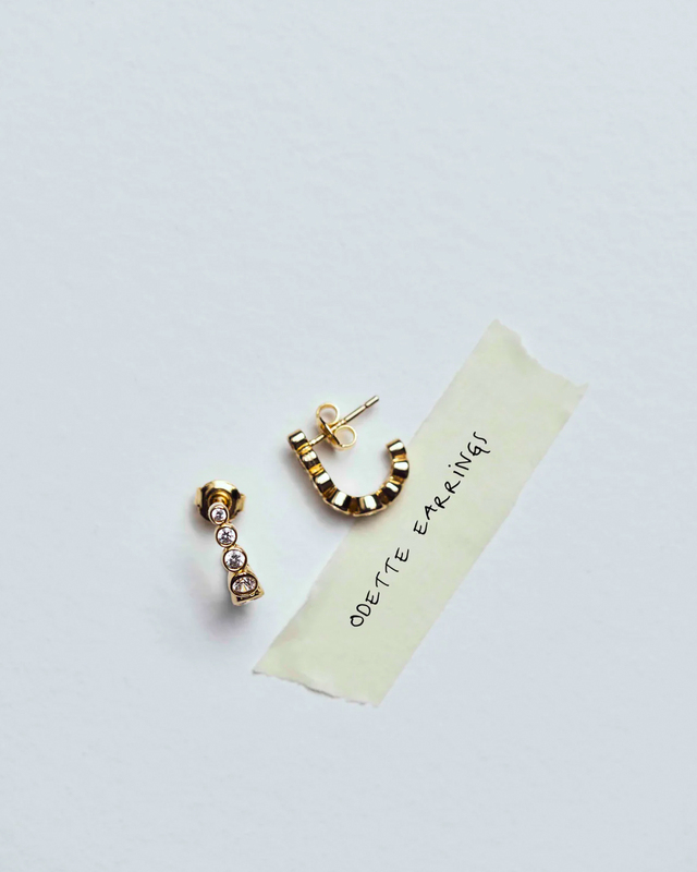 Ragbag Odette Earrings Guld ONESIZE