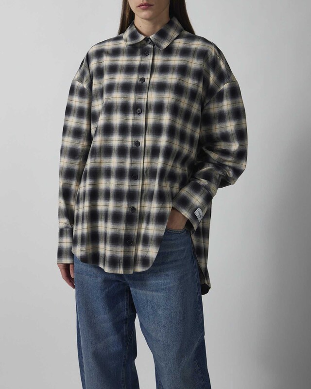 The Attico Shirt Black/Cream IT 42 (EUR 38)