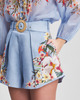 Zimmermann Shorts Lexi Tuck  Blå 1 (S-M)