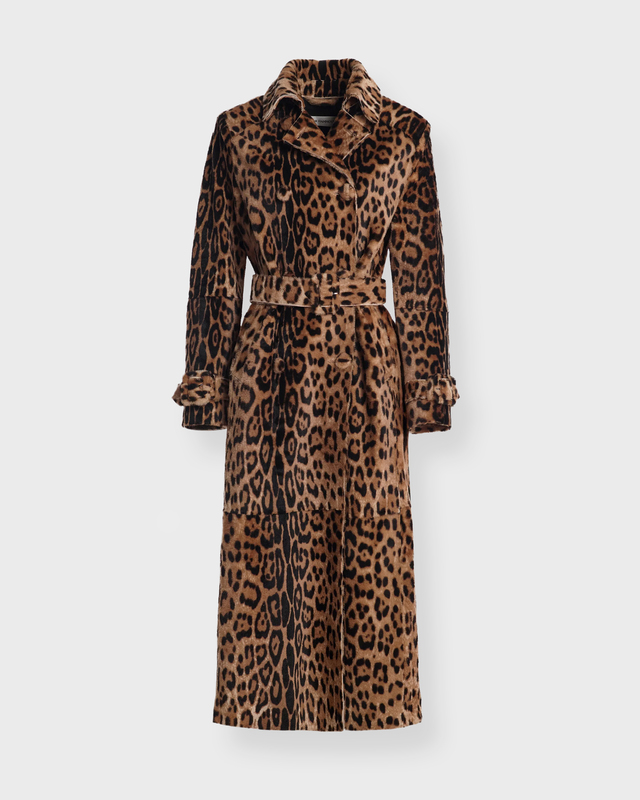 Nour Hammour Coat Tate Leopard Ponyhair Leopard FR 36 (EUR 34)