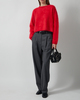 Soft Goat Striktrøje Brushed Crewneck Red L