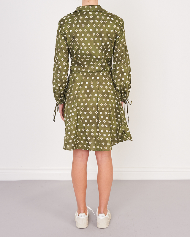 Polo Ralph Lauren Dress Ls Long Sleeve Day Olivgrön US 2 ( EUR 34)