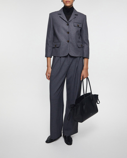 Jacka Mitch Fitted Grey melange 2