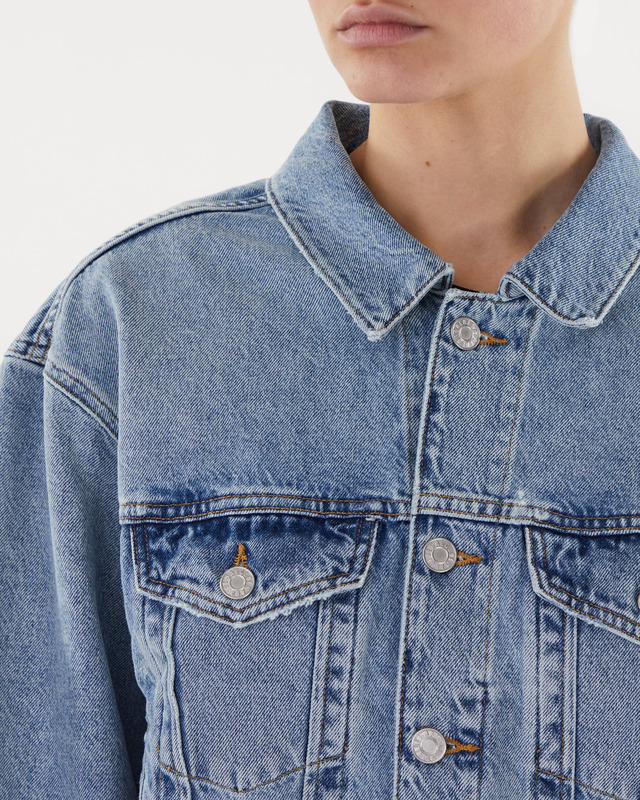 AGOLDE Shrunken Charli Jacket In Immortal Indigo XS