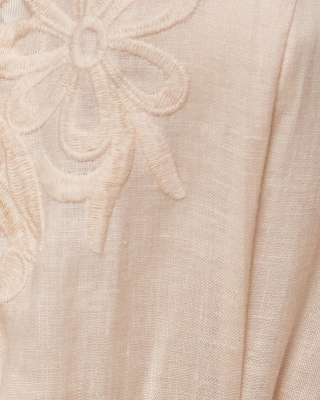 Zimmermann Klänning Wylie Embroidered Billow Creme 0 (XS-S)