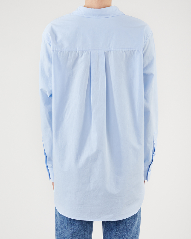 Wakakuu Icons Oversized Poplin Shirt Ljusblå XS