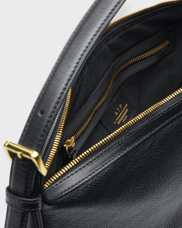 ATP Atelier Bag Castellare Black Grained Calf Black ONESIZE