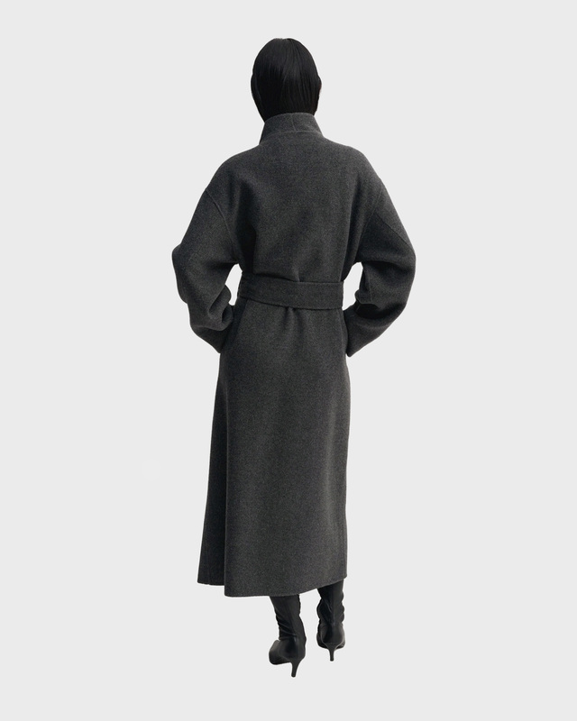 Almada Coat Mara Doublé Dark Grey XS