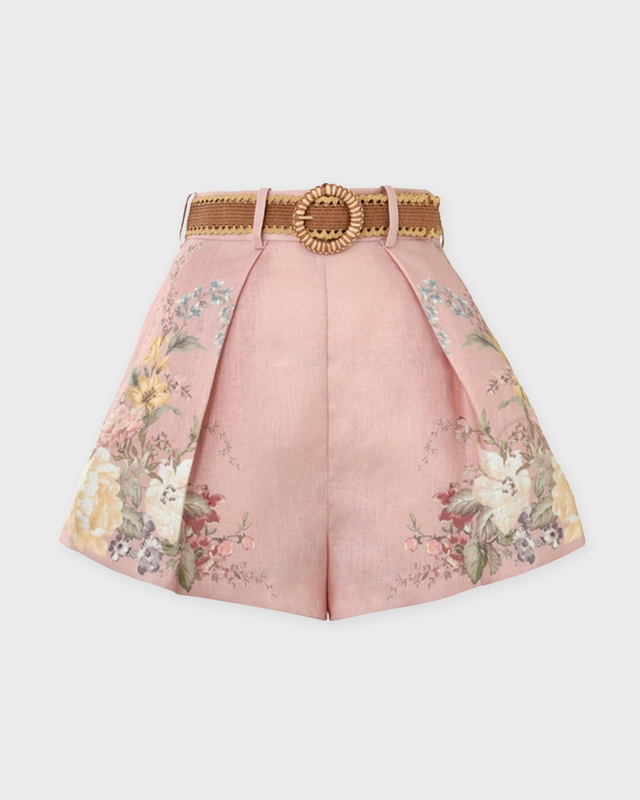 Zimmermann Shorts Waverly Tuck Rosa 1 (S-M)