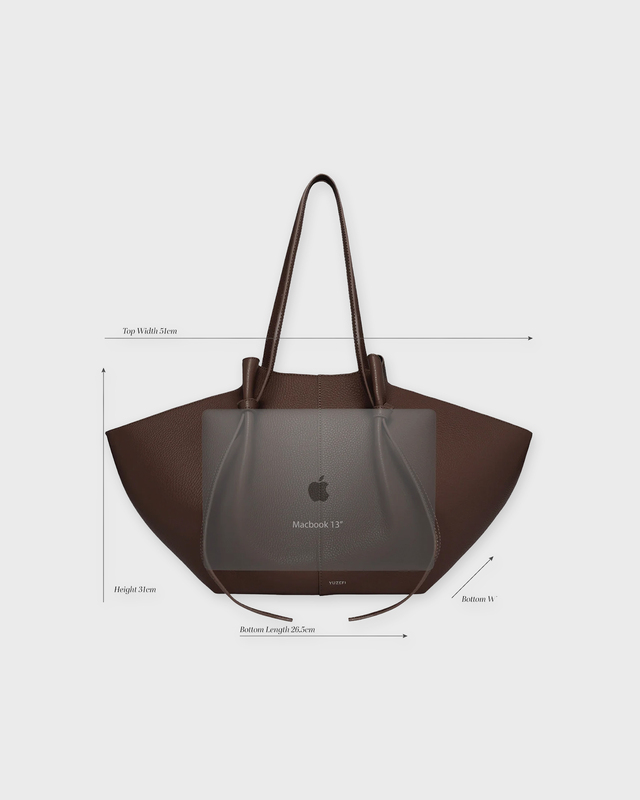 YUZEFI Väska Large Mochi Pebble Grain Creme ONESIZE