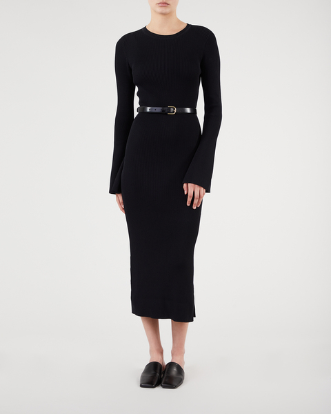 Anni Rib Dress Svart 1